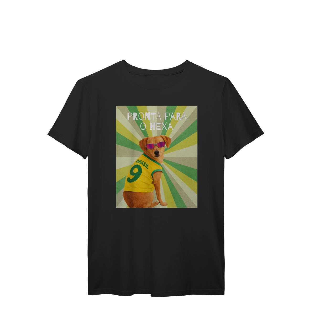 Camiseta Copa do Mundo - Brasil Pronta para o Hexa