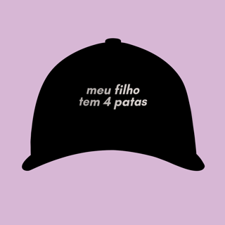 Boné Meu Filho Tem 4 Patas - Prime Confort Sarja