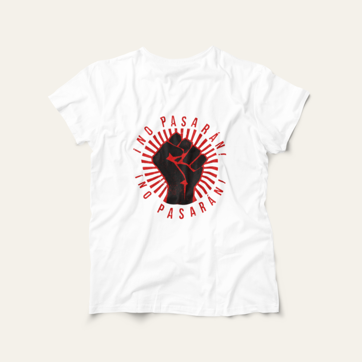 Camiseta ¡No Pasarán!: Luta e Resistência - VOZ ATIVA | Algodão 100% (Prime-Premium)