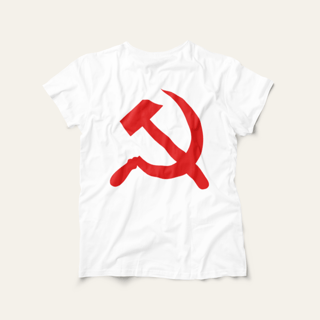 Camiseta Voz Ativa Foide e Martelo: Luta e Resistência- VOZ ATIVA | Algodão 100% (Prime-Premium)