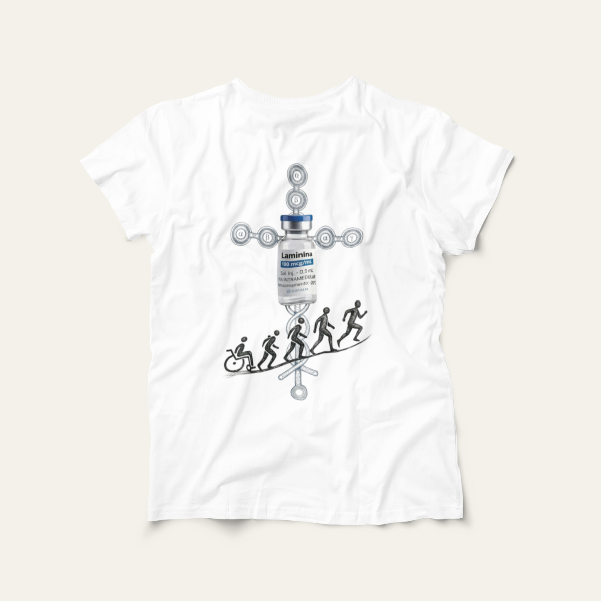 Camiseta Polilaminina: Saúde e Trabalho - VOZ ATIVA | Algodão 100% (Prime-Premium)