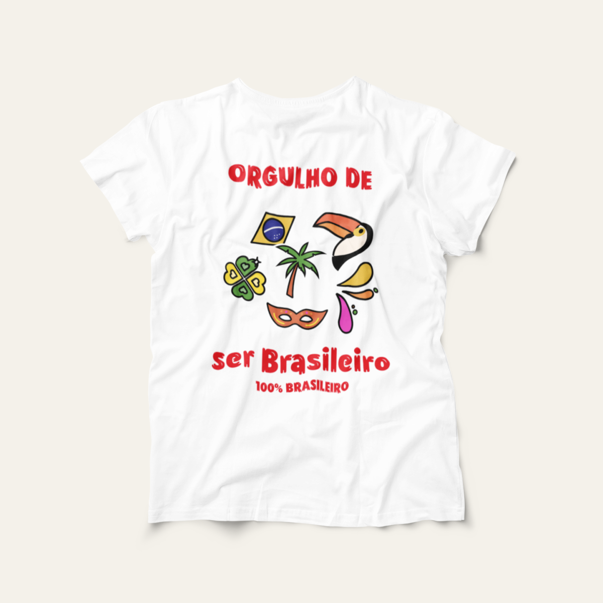 Nome do produto: Camiseta Orgulho de Ser Brasileiro: Luta e Resistência - VOZ ATIVA | Algodão 100% (Prime-Premium)
