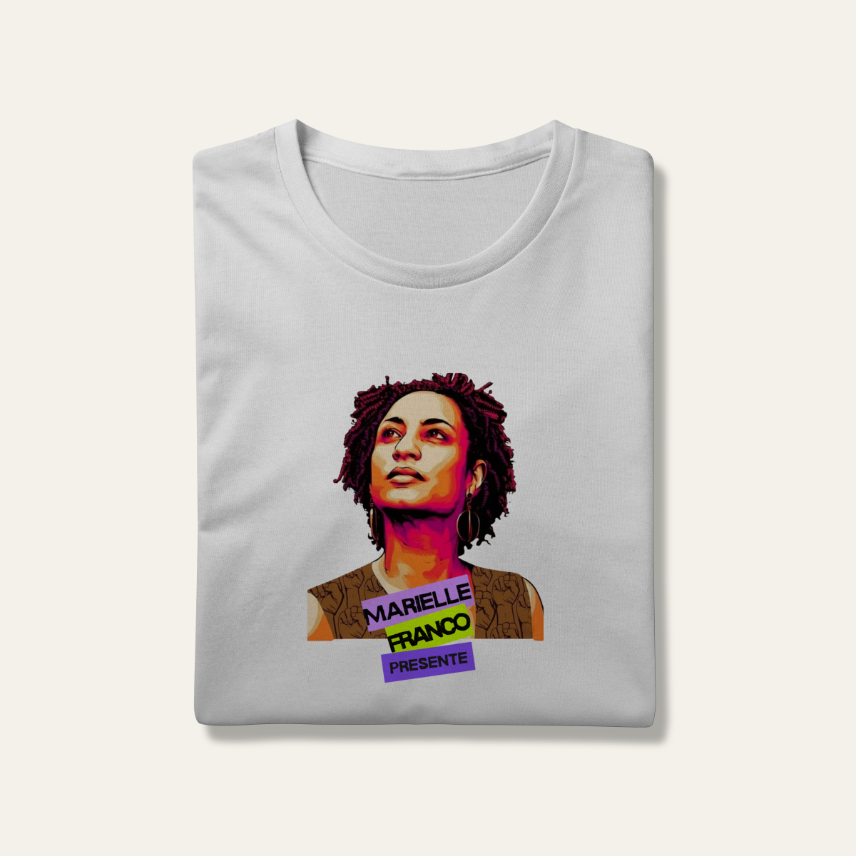Camiseta Marielle Presente - Voz Ativa | Algodão 100% (Prime-Premium)
