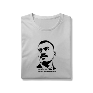 Camiseta Carlos Marighella - Voz Ativa | Algodão 100% (Prime-Premium)