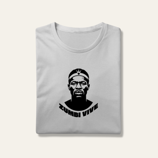 Camiseta Zumbi dos Palmares Vive - Voz Ativa | Algodão 100% (Prime-Premium)