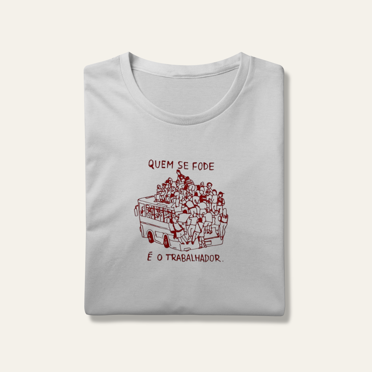 Camiseta Quem se Fode: Sátira Ativa - VOZ ATIVA | Algodão 100% (Prime-Premium)