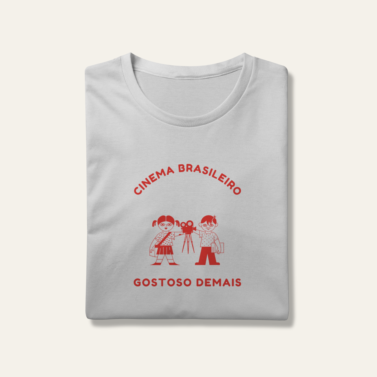 Camiseta Cinema Brasileiro Gostoso Demais: Arte e Cinema - VOZ ATIVA | Algodão 100% (Prime-Premium)