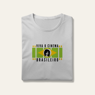Camiseta Viva o Cinema Brasileiro: Arte e Cinema - VOZ ATIVA | Algodão 100% (Prime-Premium)