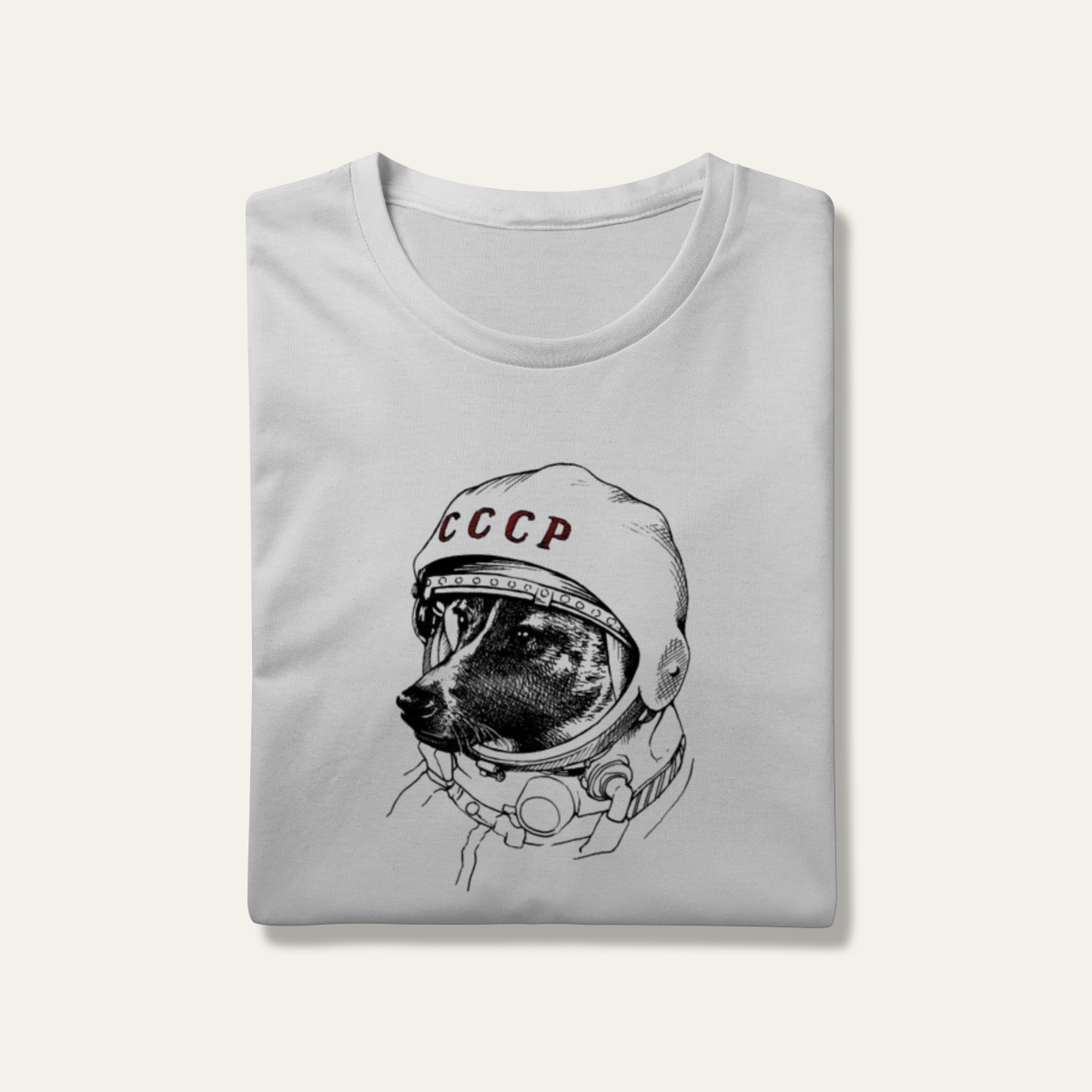 Camiseta Laika Cosmonauta: Socialismo no Mundo - VOZ ATIVA | Algodão 100% (Prime-Premium)