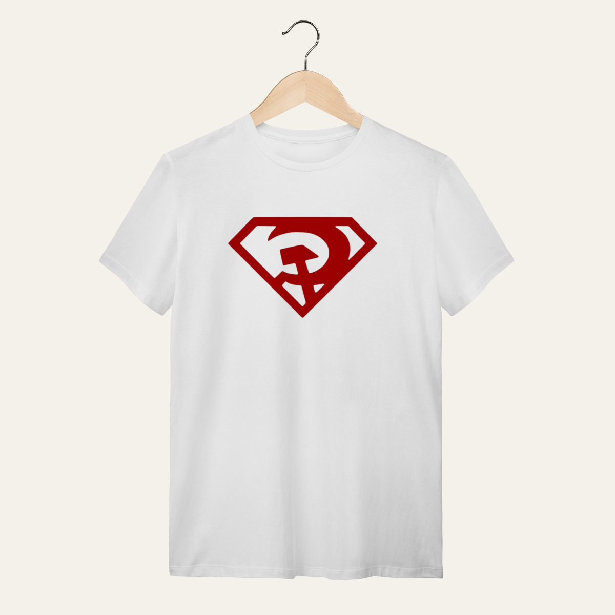 Camiseta Super-Homem Revolucionário: Sátira Ativa - VOZ ATIVA | Algodão 100% (Quality)