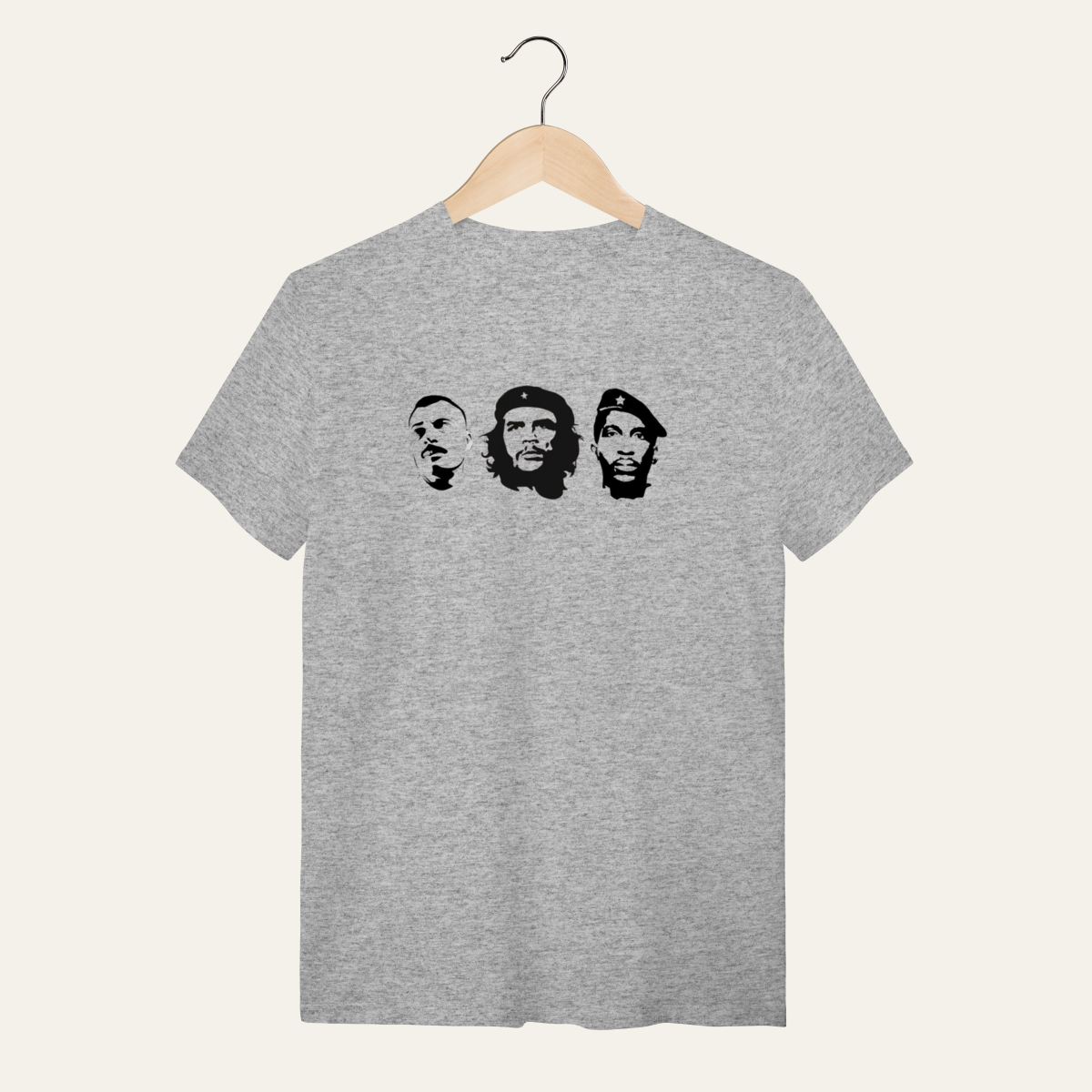 Nome do produto: Camiseta Trindade Revolucionária: Heróis do Povo - VOZ ATIVA | Algodão 100% (Quality)