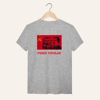 Camiseta Poder Popular: Teoria e Prática - Voz Ativa | Algodão 100% (Quality)