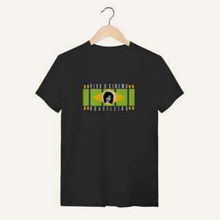 Camiseta Viva o Cinema Brasileiro: Arte e Cinema - VOZ ATIVA | Algodão 100% (Quality)