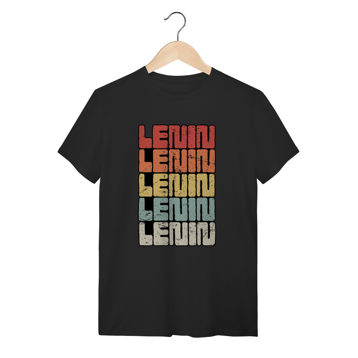 Camiseta Lenin Retrô: Heróis do Povo - VOZ ATIVA | Algodão 100% (Quality)