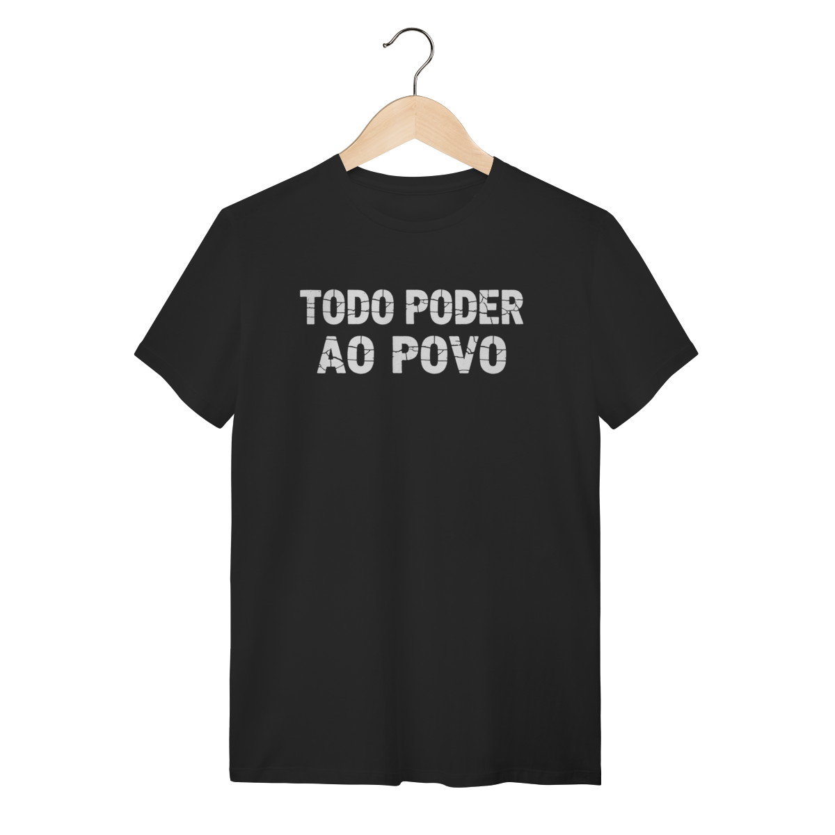 Nome do produto: Camiseta Todo Poder ao Povo: Luta e Resistência - VOZ ATIVA | Algodão 100% (Quality)
