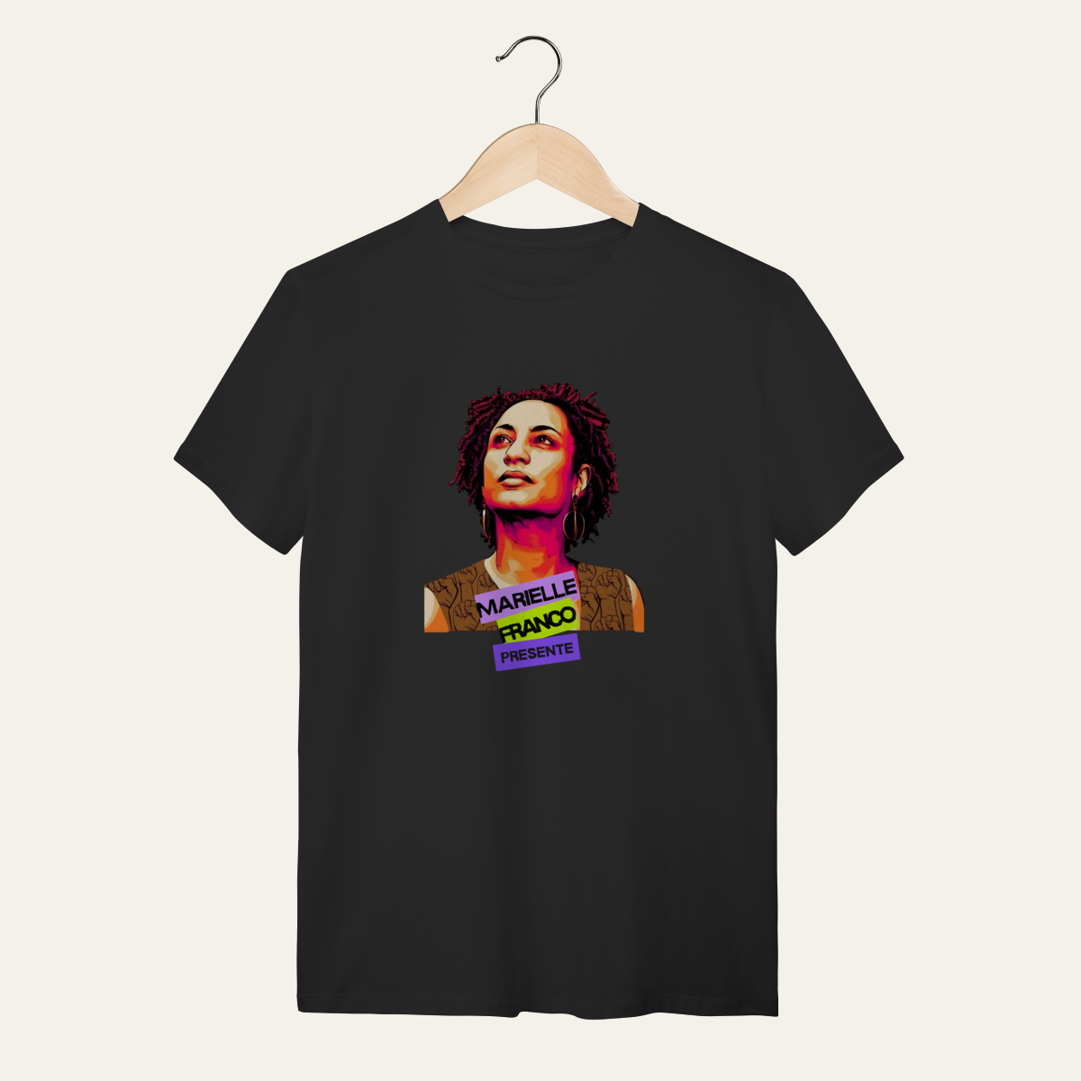 Camiseta Marielle Presente - Voz Ativa | Algodão 100% (Quality)