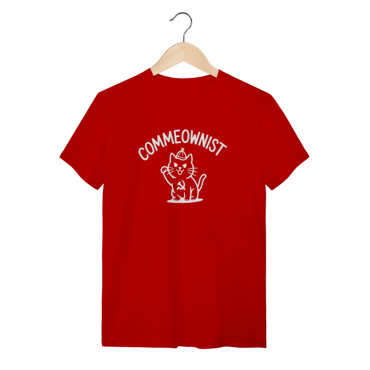Nome do produto: Camiseta Commeownist: Sátira Ativa - VOZ ATIVA | Algodão 100% (Quality)