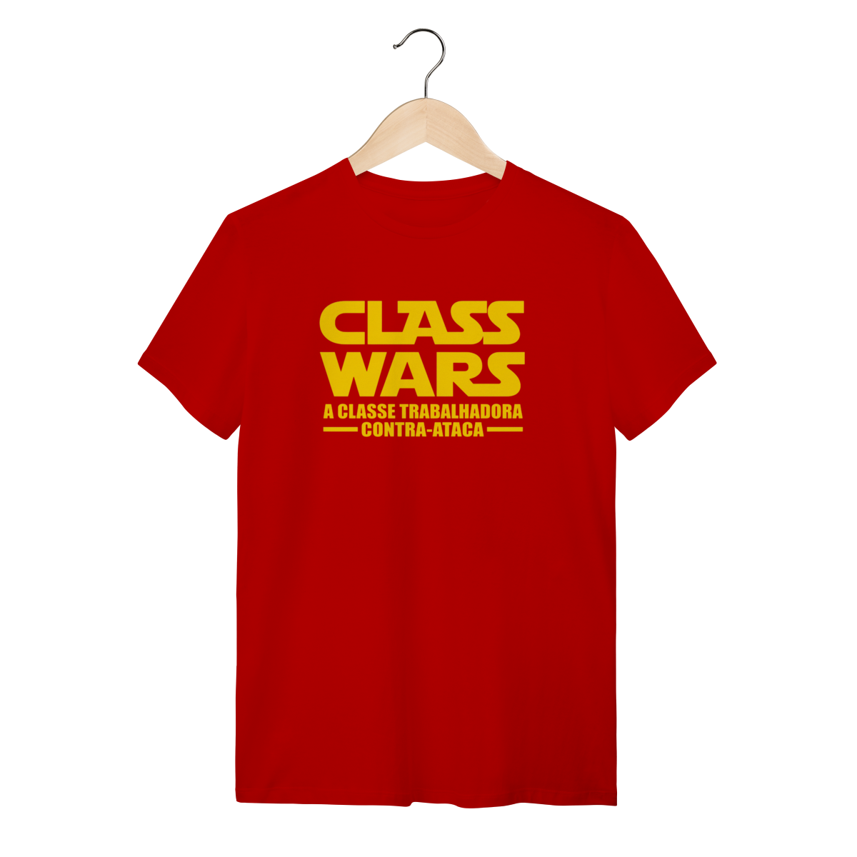 Nome do produto: Camiseta Class Wars: Sátira Ativa - VOZ ATIVA | Algodão 100% (Quality)