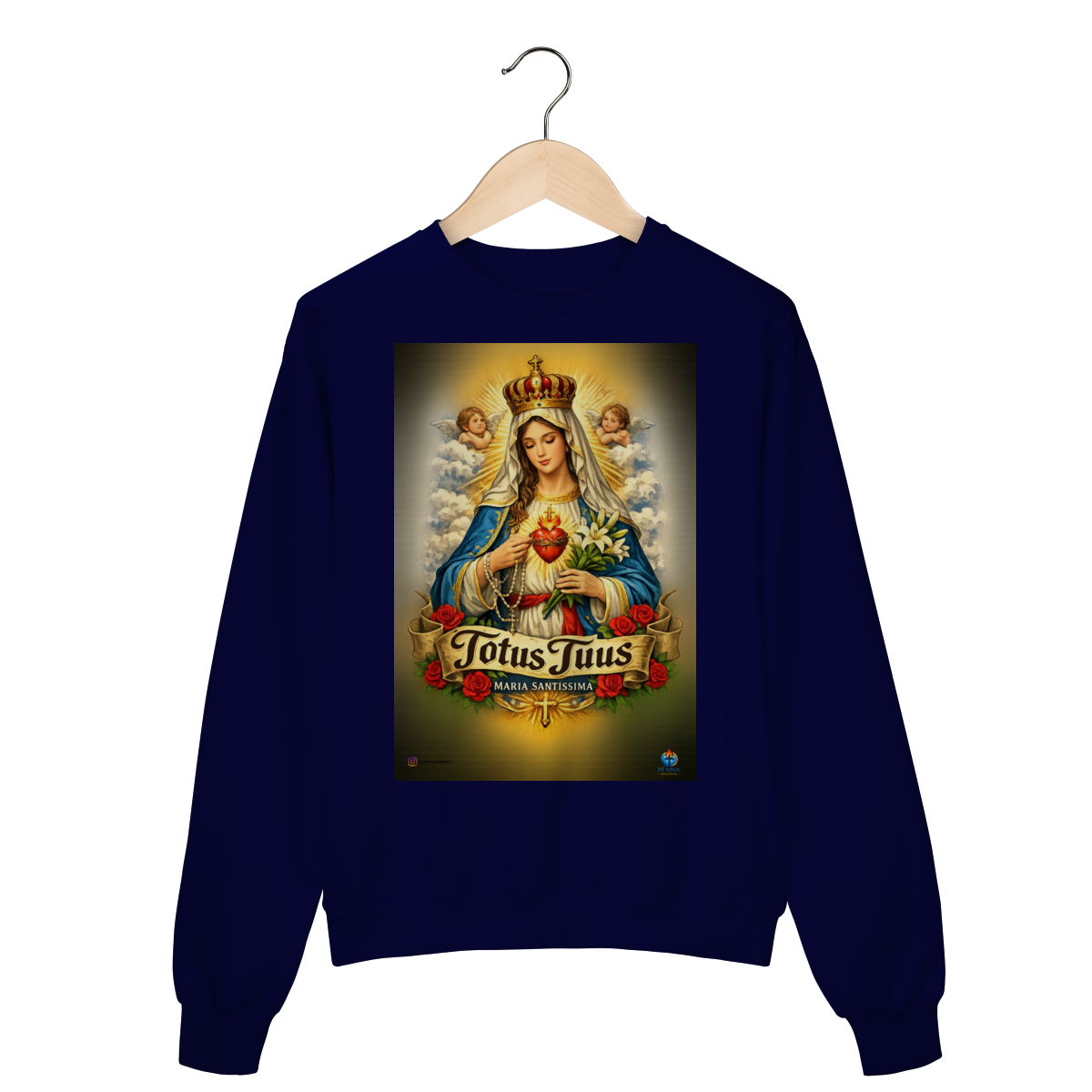 Nome do produto: Moleton Prime Fechado - Totus Tuus