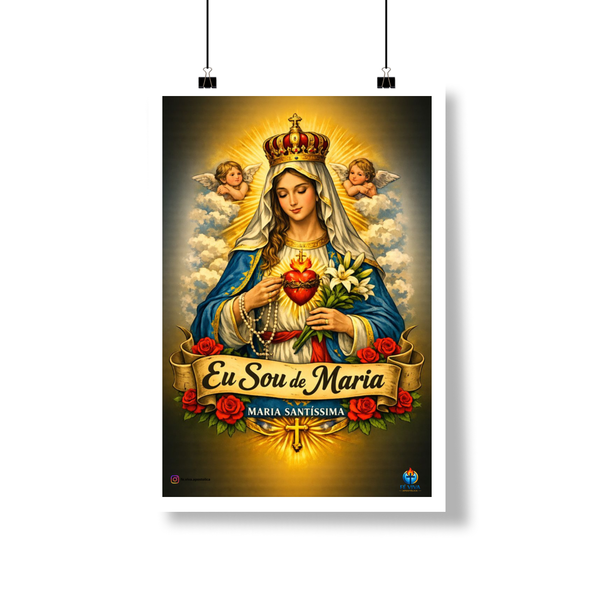 Nome do produto: Poster - Sou de Maria