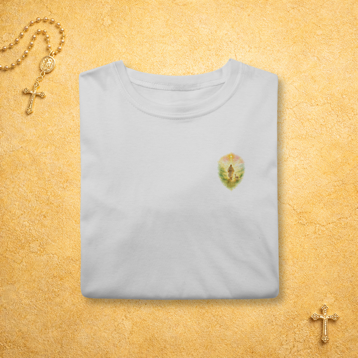 Ele me salvou - Minimalista Colorida