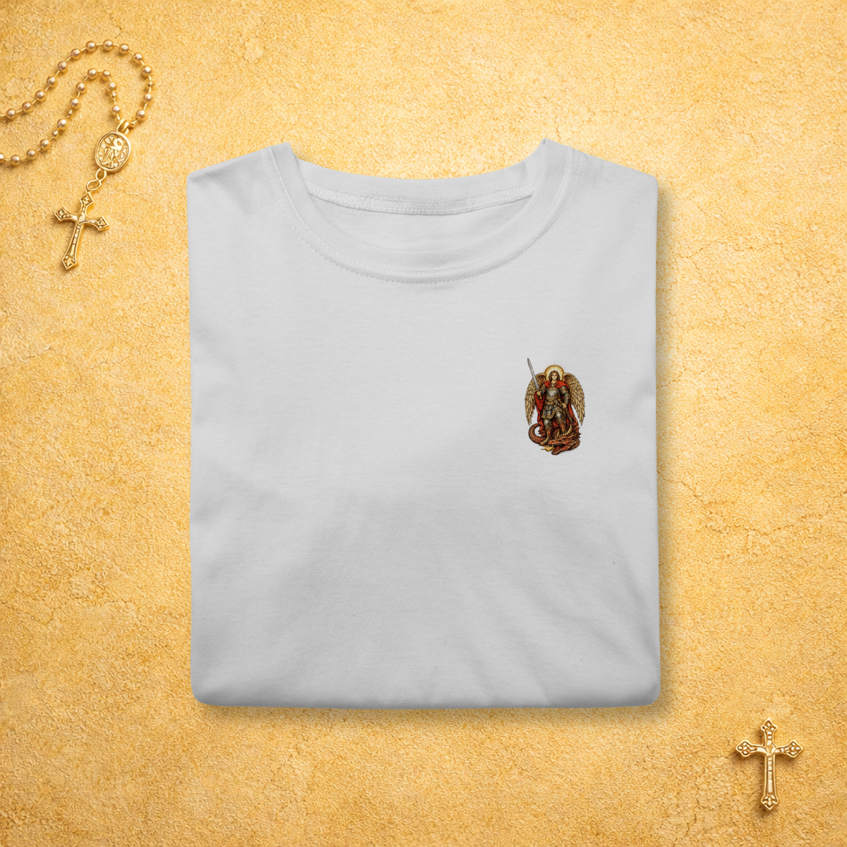 São Miguel Arcanjo - Minimalista Colorida