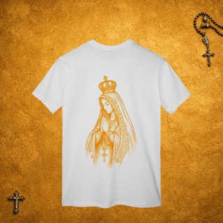 Nossa Senhora Traços Brancos - Costas Dourada