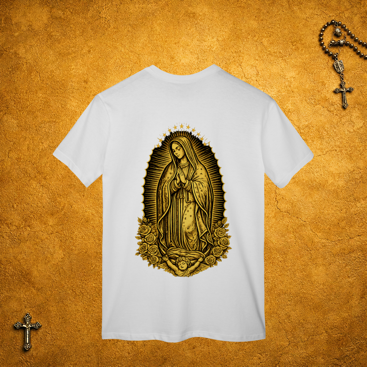 Nossa Senhora de Guadalupe Traços - Costas Dourada