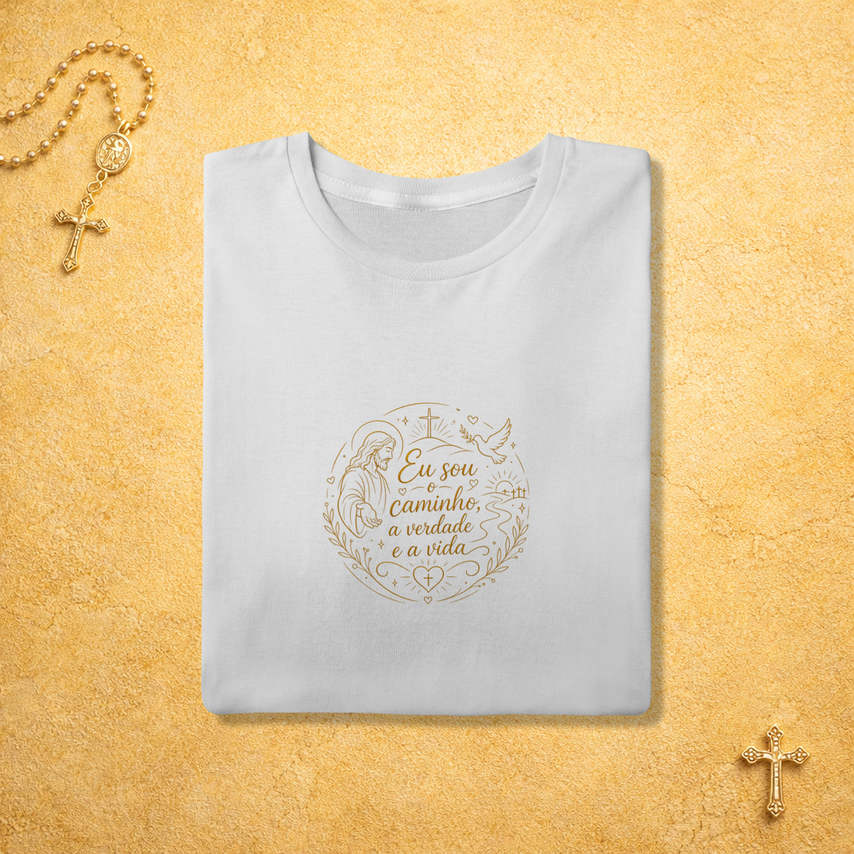 Traços Finos - Eu sou a Verdade (dourada)