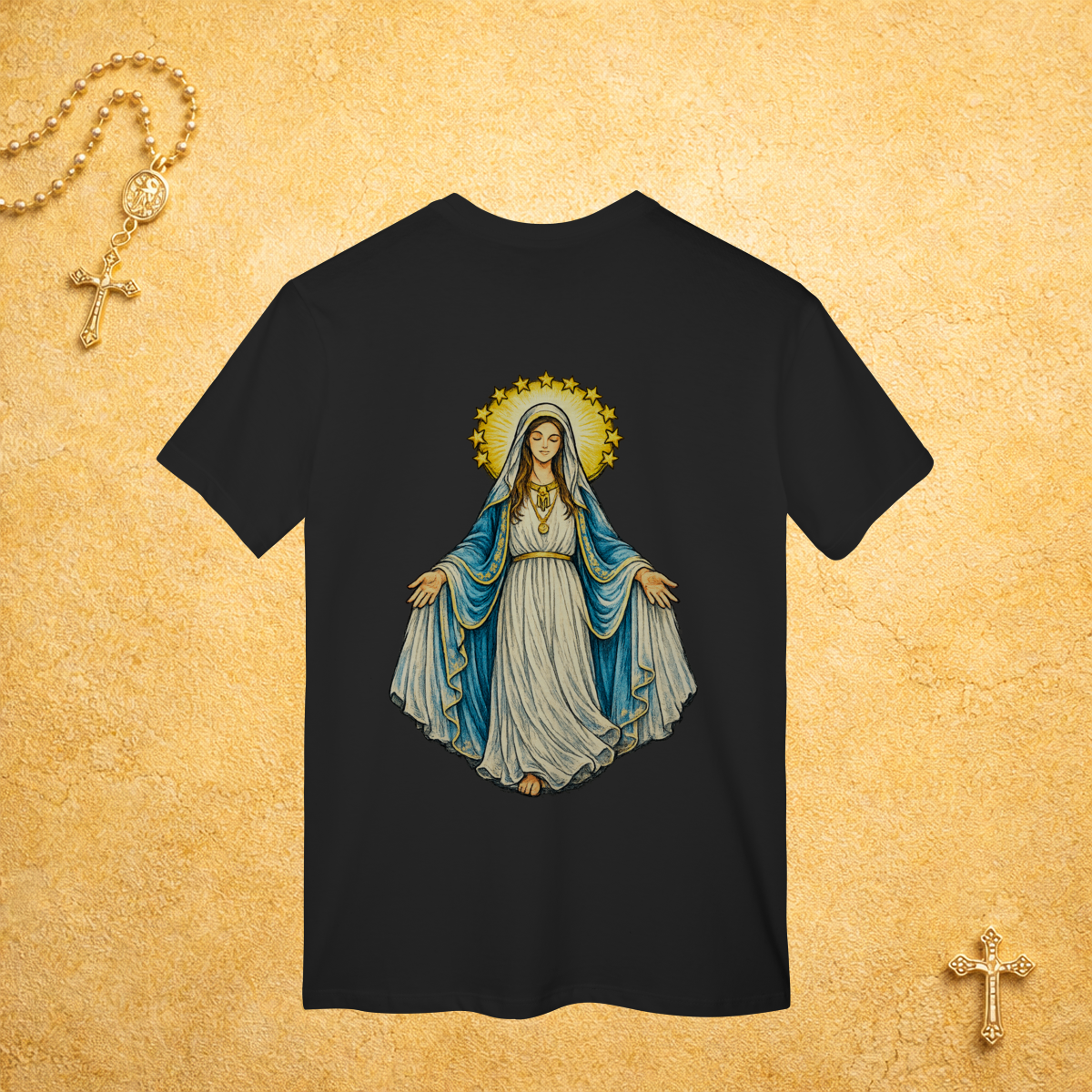 Nossa Senhora das Graças - Costas Colorida