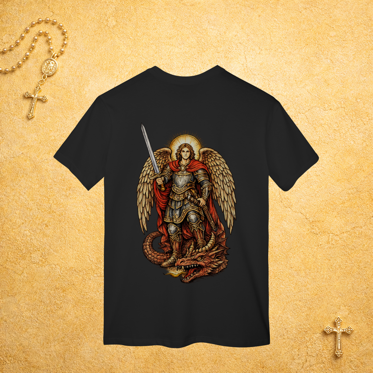 São Miguel Arcanjo - Costas Colorida