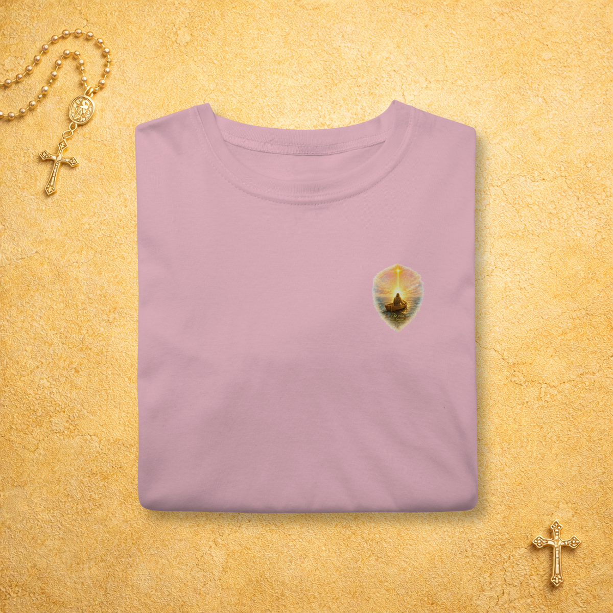 Ele está no barco - Minimalista Colorida