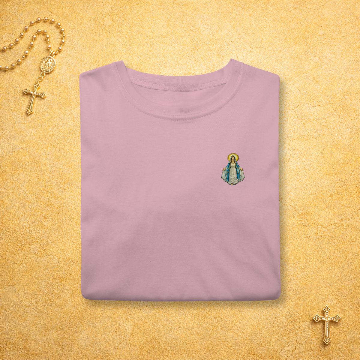 Nossa Senhora das Graças - Minimalista Colorida