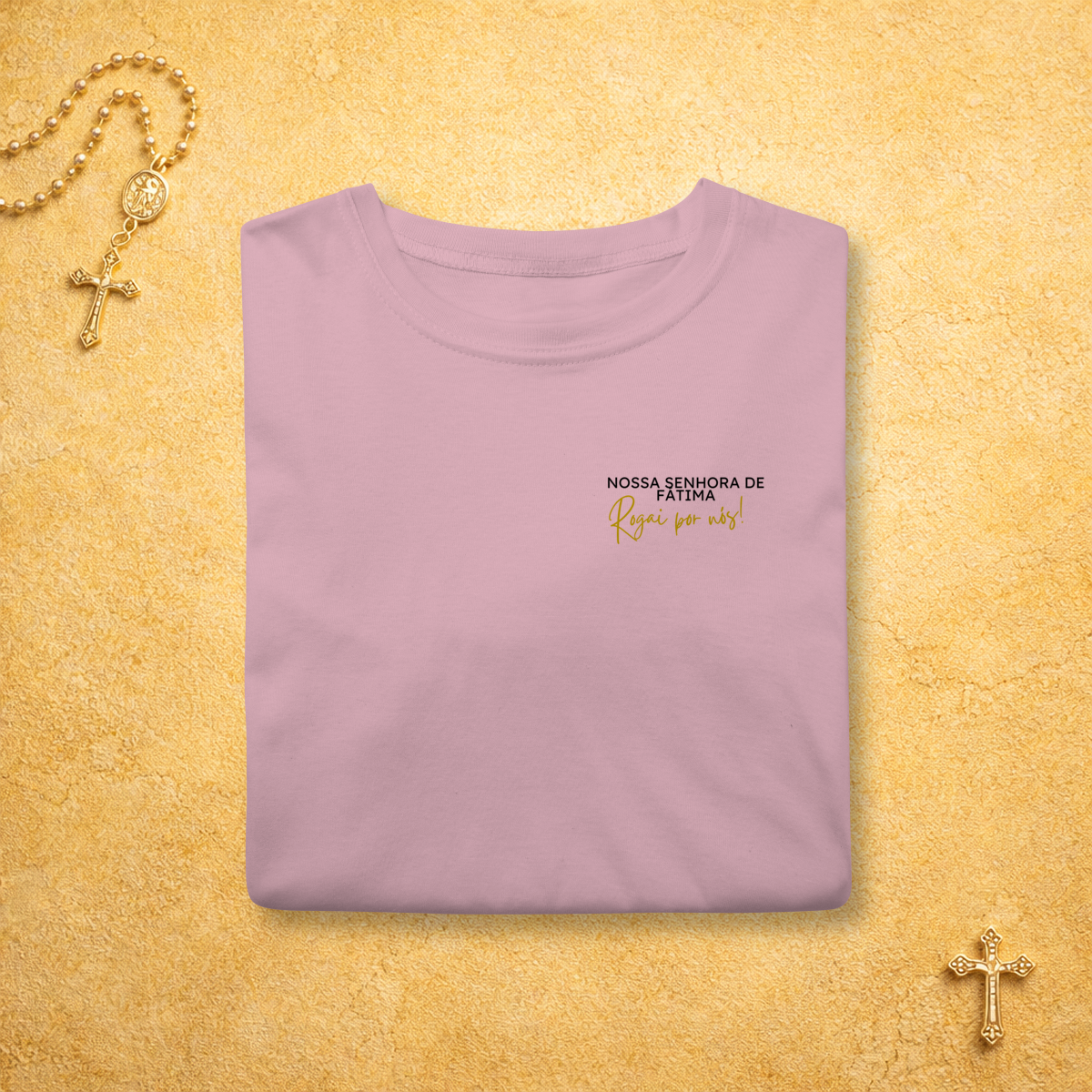 Nossa Senhora de Fátima - Escrita Minimalista