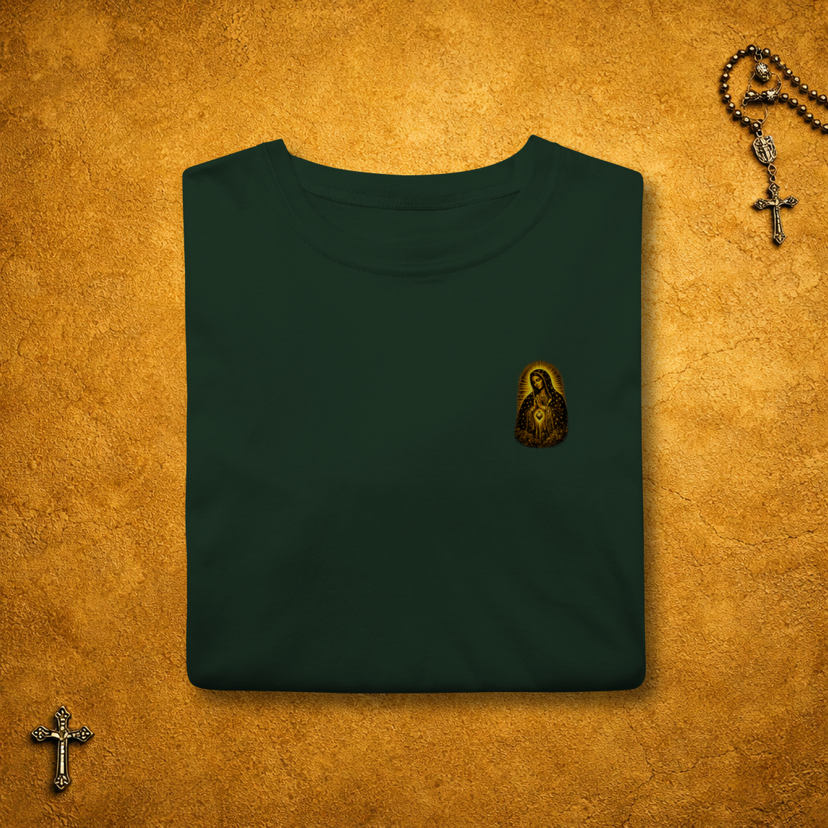 Nossa Senhora de Guadalupe - Minimalista Dourada