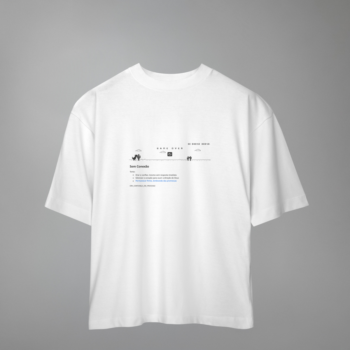 CAMISETA OVERSIZED CONEXÃO