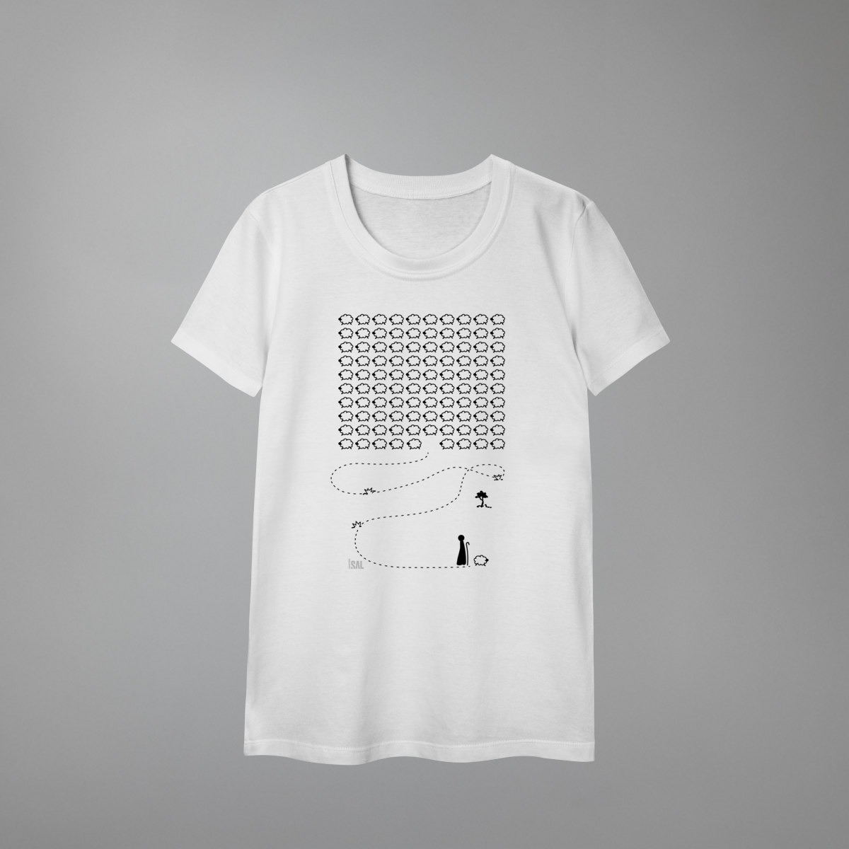 CAMISETA BABY LONG CLASSIC BOM PASTOR