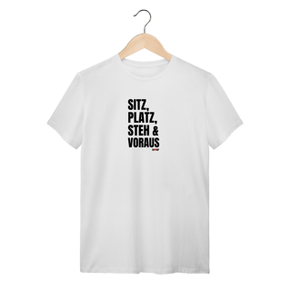CAMISETA SITZ · PLATZ · STEH · VORAUS