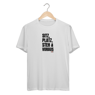 CAMISETA SITZ · PLATZ · STEH · VORAUS DRY/UV