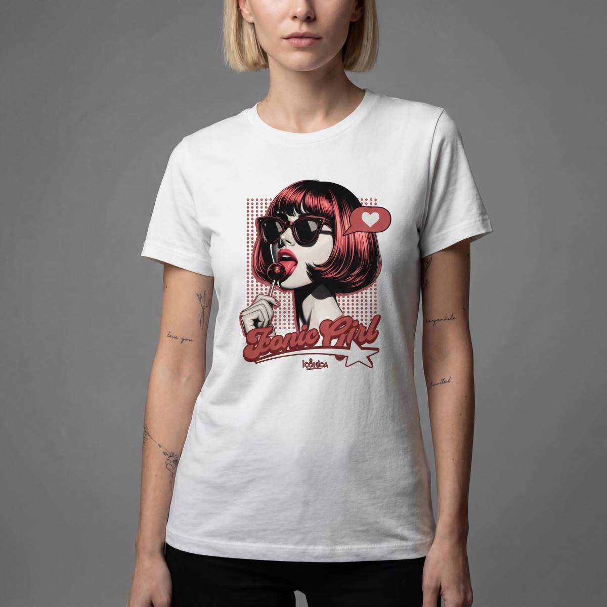 Camiseta Baby Long iconic Girl