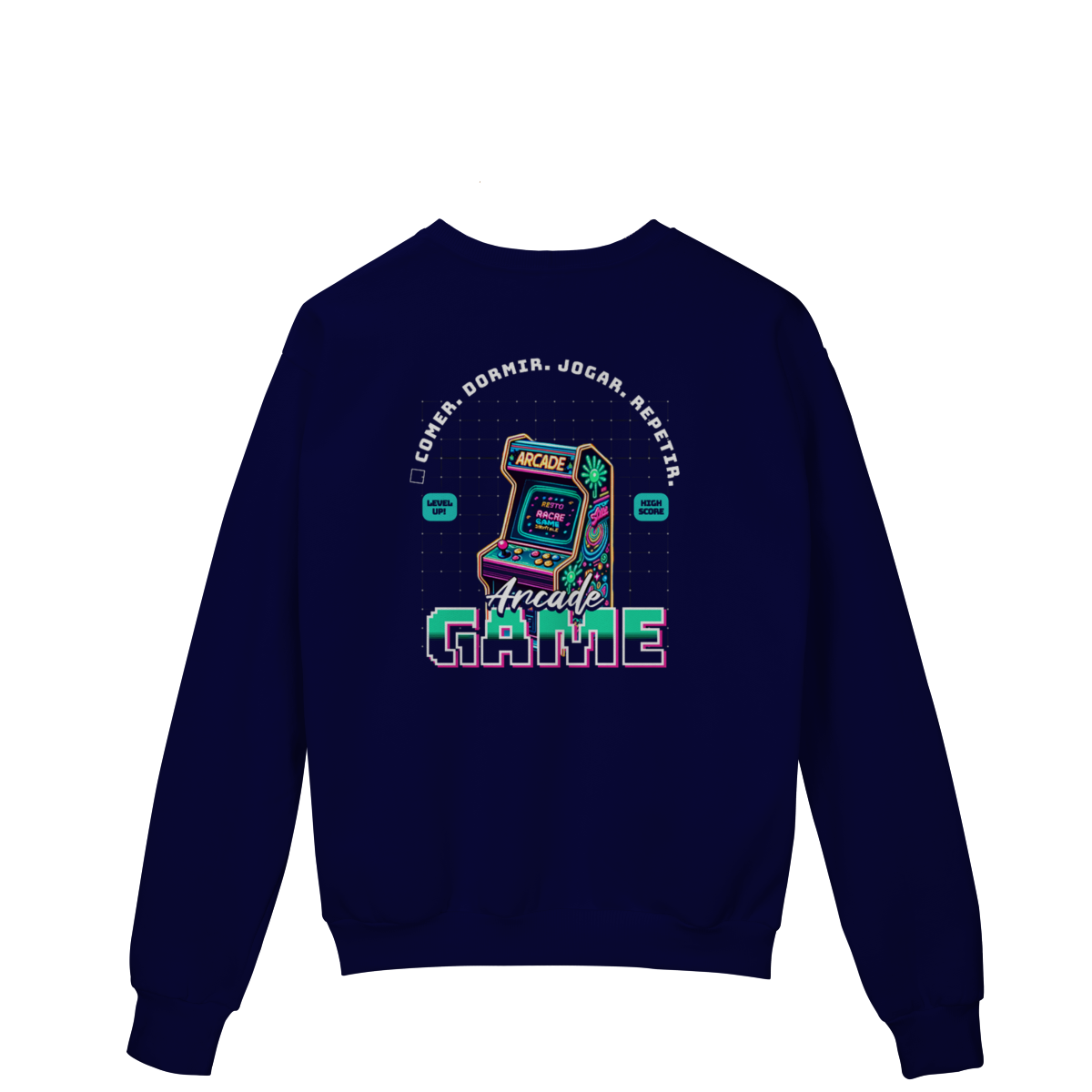 Moletom- COMER. DORMIR. JOGAR. REPETIR.