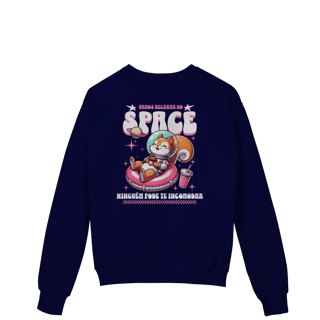 Moletom- Vamos Relaxar no Espaço