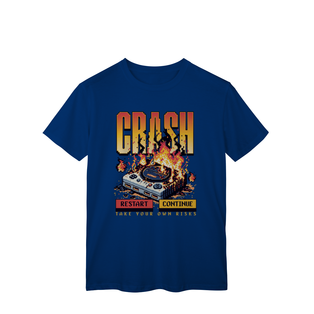 Nome do produto: Camiseta- Crash Pixel Game
