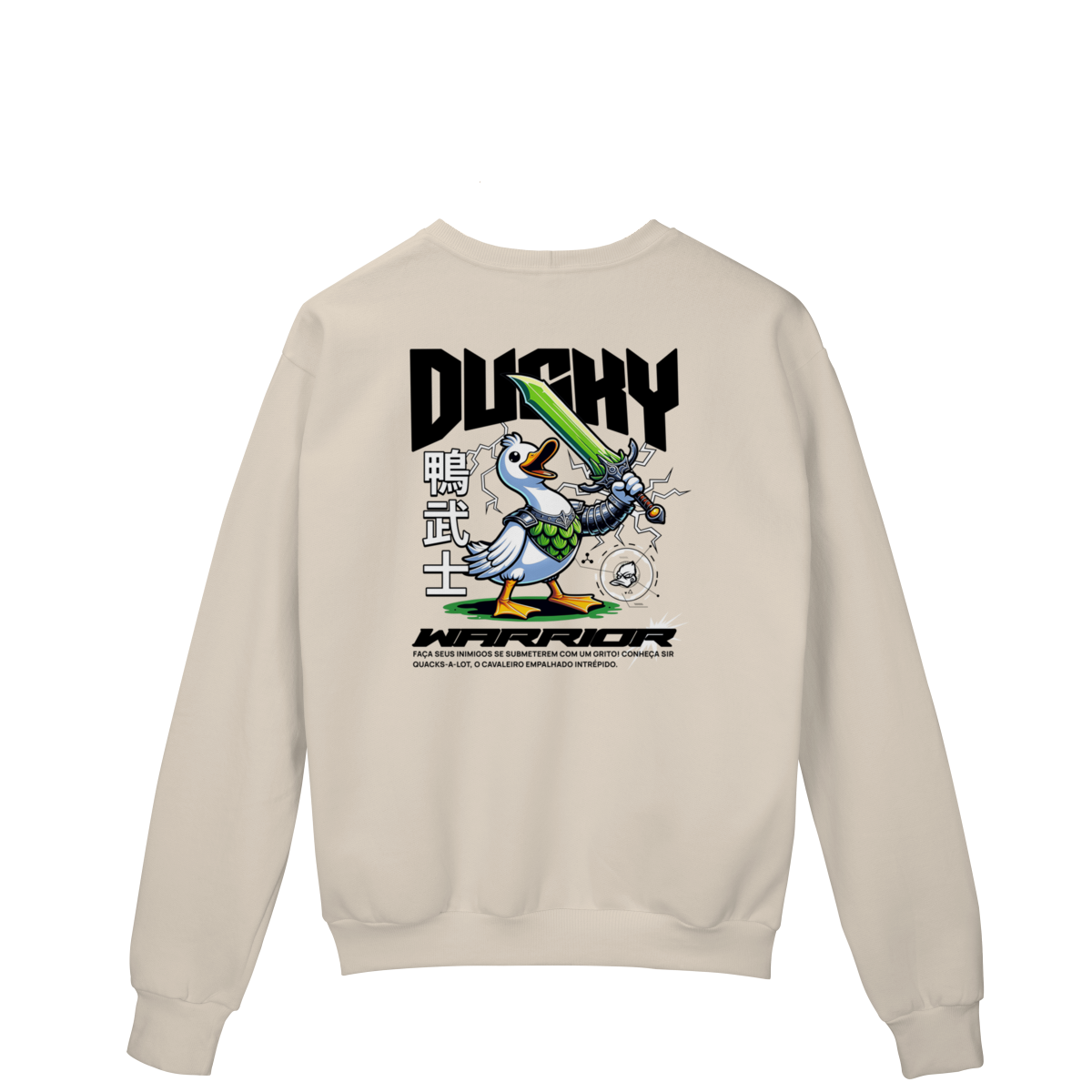 Nome do produto: Moletom- Pato Guerreiro