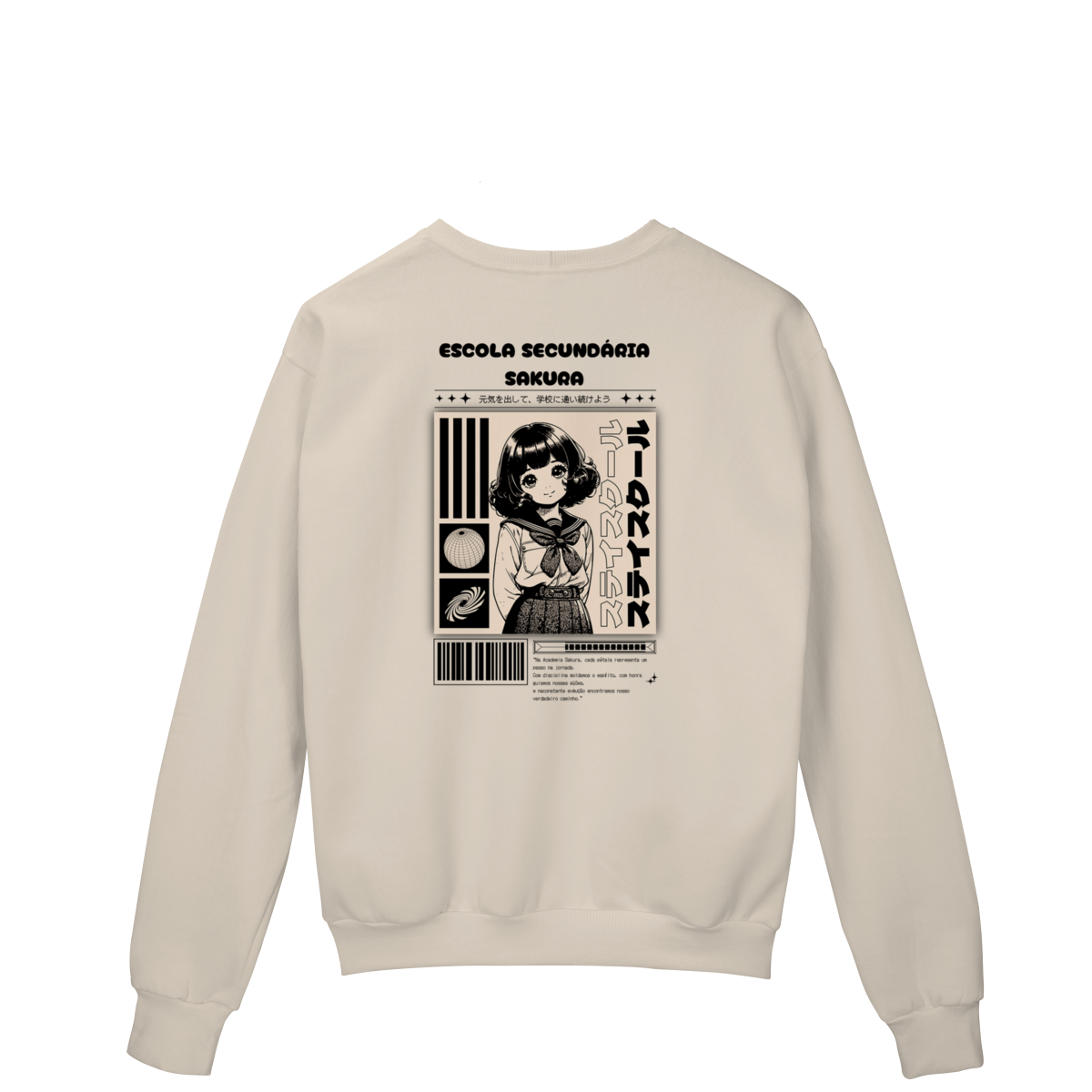 Moletom-  ESCOLA SECUNDÁRIA SAKURA