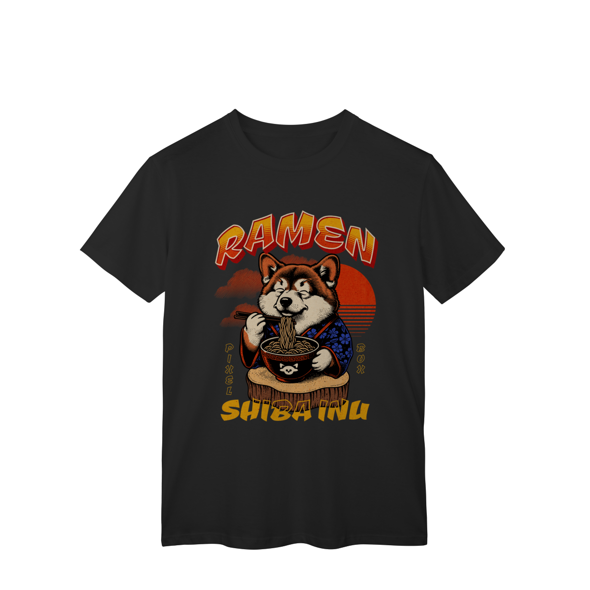 Nome do produto: Camiseta- Shiba Inu dog Ramen