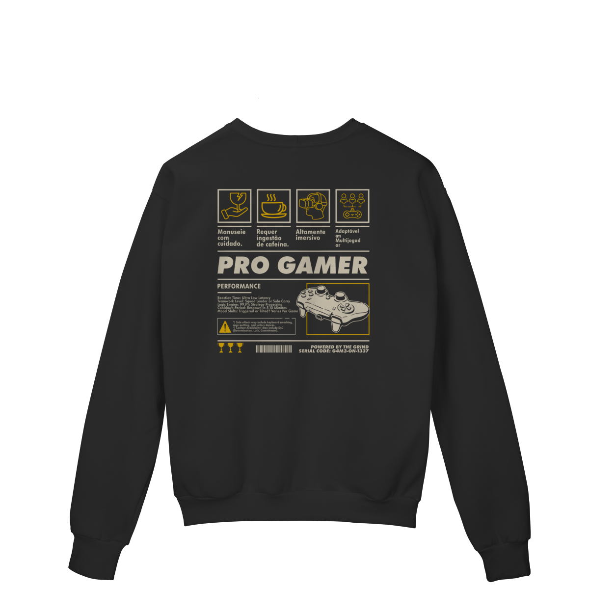 Nome do produto: Moletom Prime- PRO GAMER