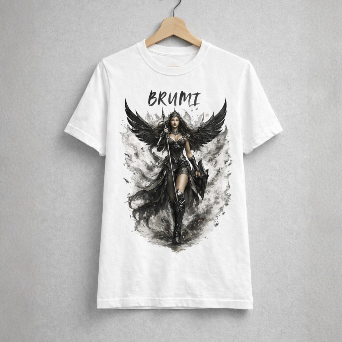 Camiseta Baby Long Feminina BRUMI - Guerreira (BK010)
