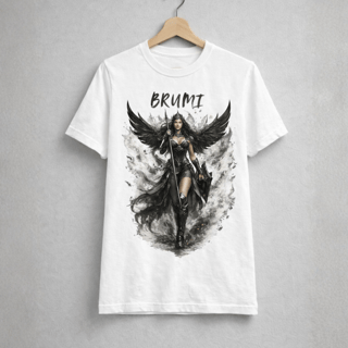 Camiseta Baby Long Feminina BRUMI - Guerreira (BK010)