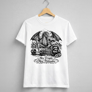 Camiseta Baby Long Feminina BRUMI – Meu Dragão é Meu Treinador (BK022)